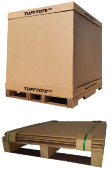 TuffTote™ combo tote, assembled and knocked down